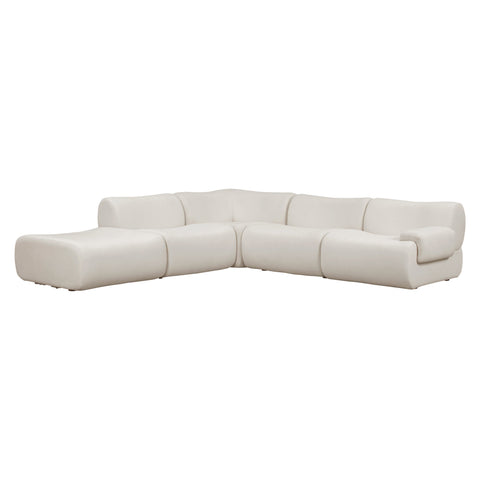 5-Piece Contract-Grade Upcycled Fabric Modular Sectional - image 1