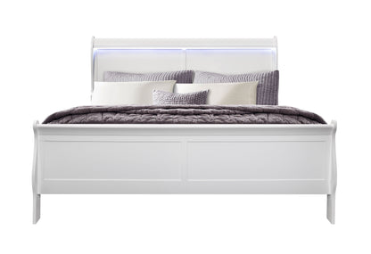 James White KING BED GROUP WITH LED
