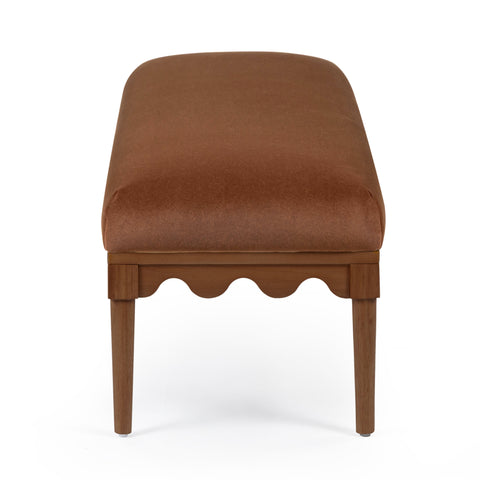 Sabine Provence 56.5" Performance Vegan Mohair Bench - image 4