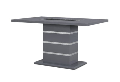 Andros Dark Grey Rectangular Bar Table RECTANGULAR BAR TABLE