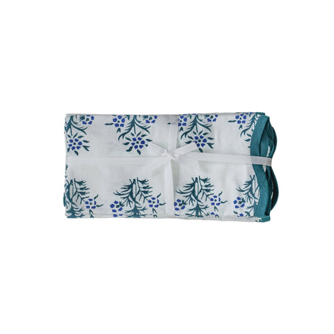Leonie Como Cotton Canvas Printed Napkins - Set of 4 - image 1