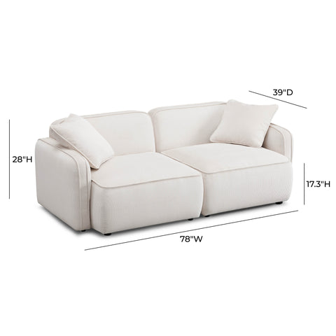 Sabine Verona 78" Modular Loveseat - image 6