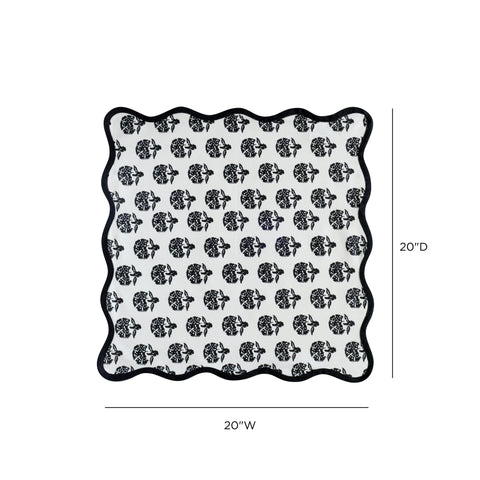 Leonie Como Cotton Canvas Printed Napkins - Set of 4 - image 5