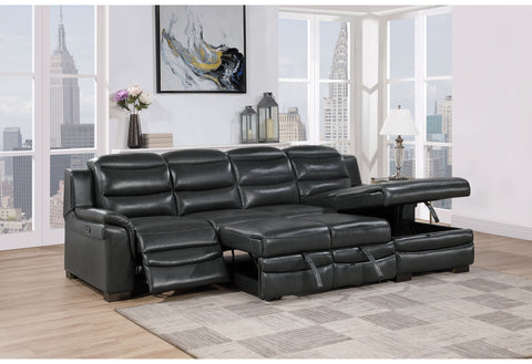 Cody Blanche Charcoal SOFA BED WITH USB