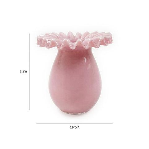 Estelle Siena Pink Glass Vase - image 3