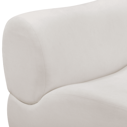 Contract-Grade Upcycled Fabric Corner Chair - image 8