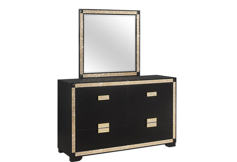 Jordan Black / Gold DRESSER
