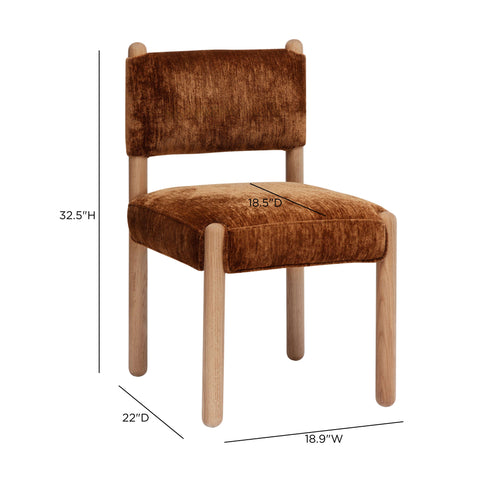 Celeste Castaigne Thick Performance Chenille Straight Back Dining Chair - image 7