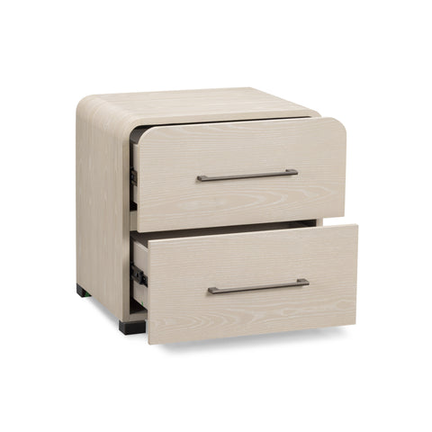 Estelle Navarre 22" Ash 2-Drawer Nightstand - image 3