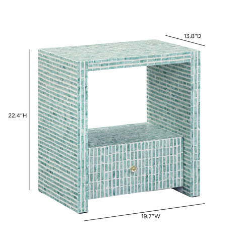 Camille Verona 20" Mother of Pearl Nightstand - image 7