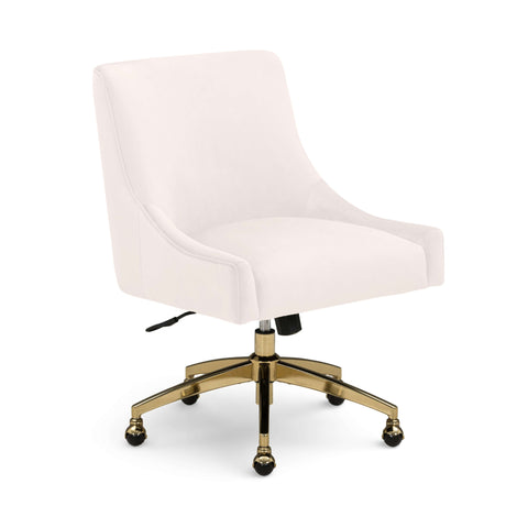 Solene Beaumont Performance Velvet Office Swivel Chair - image 2