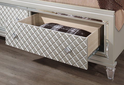 Amelia QUEEN BED WITH LED