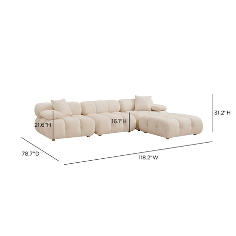 Leonie Castaigne 4-Piece Performance Modular Sectional - image 5