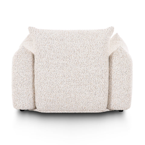 Lucienne Siena Nubby Fabric Armchair in Sand - image 6