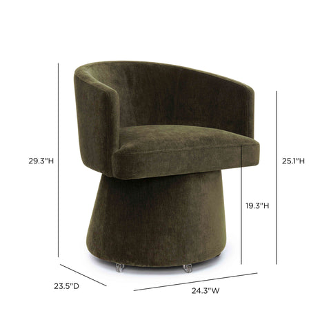 Sabine Marlowe Rolling Desk Chair - image 6