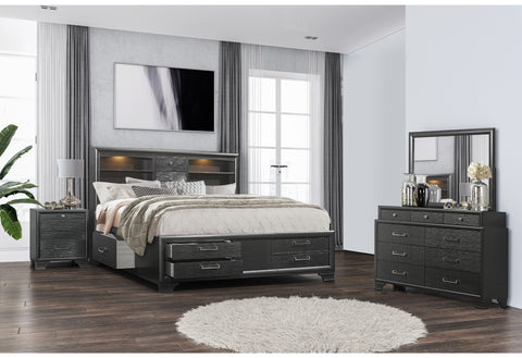 Bianca Grey QUEEN BED