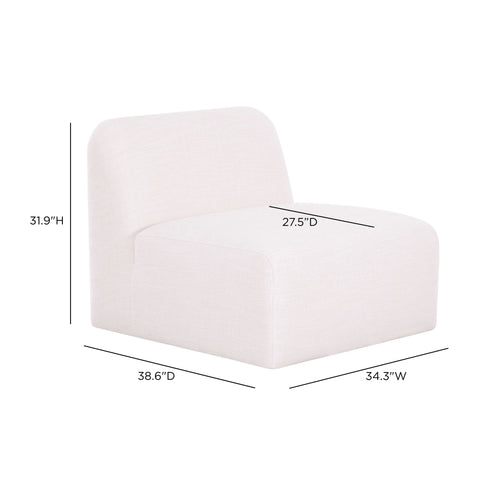 Leonie Laurent Modular Armless Chair - image 7