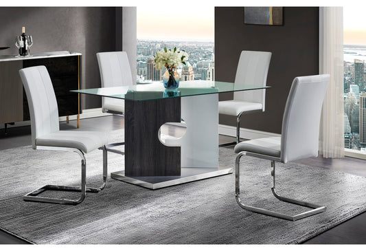 Marcus White DINING TABLE + 4 DC