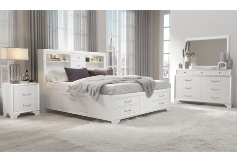 Bianca White NIGHTSTAND