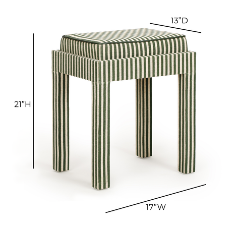 Noemie Marlowe Cotton Jute Contract-Grade Accent Stool - image 7
