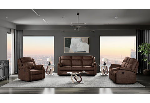 Craig Coffee RECLINING SOFA/CONSOLE RECLINING LOVESEAT/GLIDER RECLINER