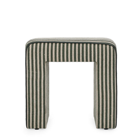 Giselle Castaigne Square Cotton Jute Ottoman - image 2
