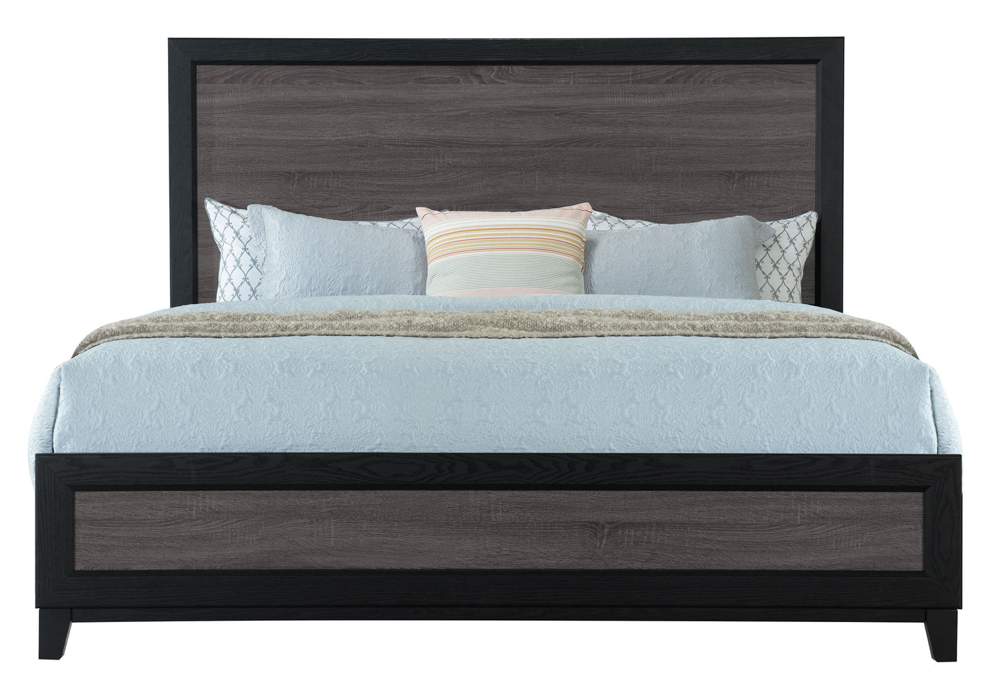 anthony grey/black king bed