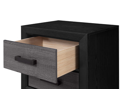 Anthony Grey/Black NIGHTSTAND