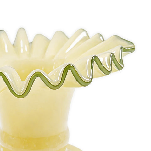 Margaux Laurent Yellow Glass Vase - image 2