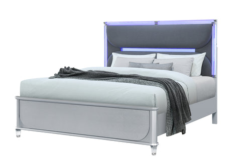 Arthur Silver KING BED GROUP