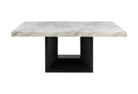 Ylime Black DINING TABLE AND 4 DINING CHAIRS