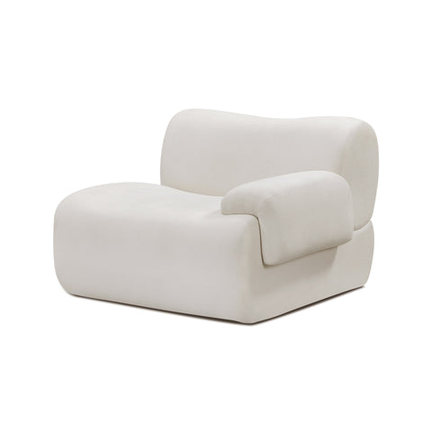 Contract-Grade Upcycled Fabric Corner Chair - image 2