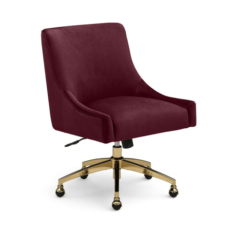 Solene Beaumont Performance Velvet Office Swivel Chair - image 2
