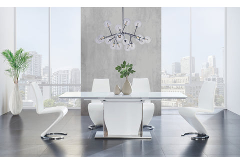 Lily White DINING TABLE + 4 DC