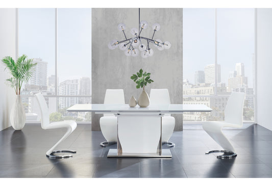 Lily White DINING TABLE + 4 DC