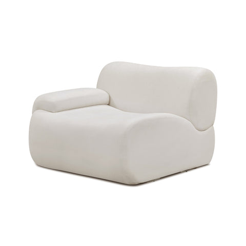 Contract-Grade Upcycled Fabric Corner Chair - image 2