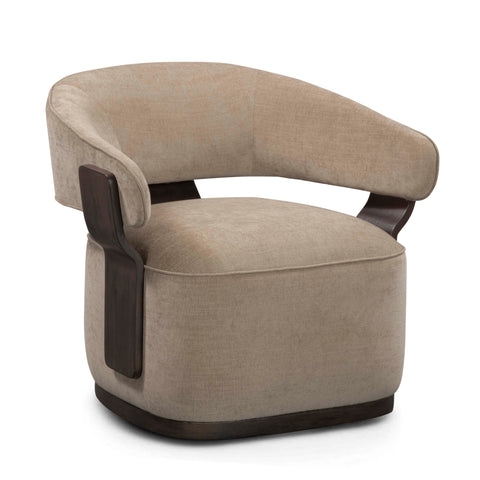 Noemie Montrose Performance Swivel Accent Chair - image 1