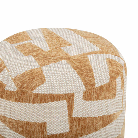 Celeste Capri Performance Jacquard Ottoman - image 3