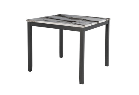 Bryan FAUX MARBLE BAR TABLE WITH 4 BAR STOOLS