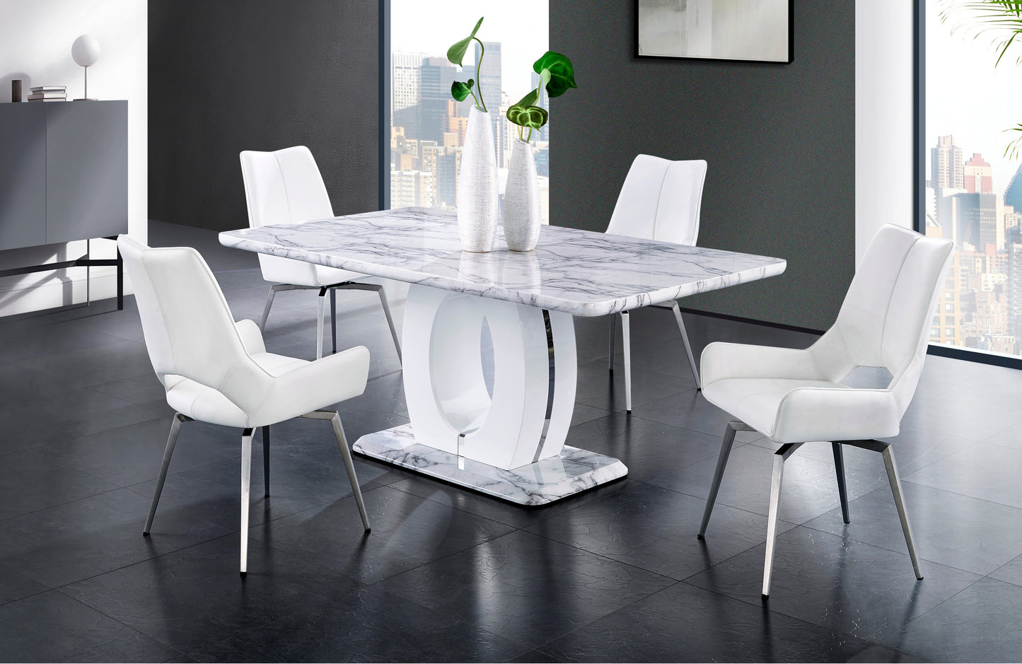 jordan dining table + 4 dc