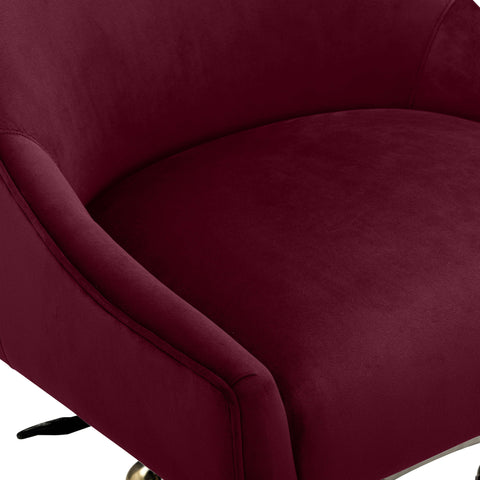 Solene Beaumont Performance Velvet Office Swivel Chair - image 5