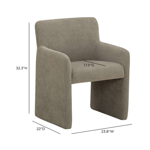 Juliette Como Performance Linen Chenille Dining Chair - image 5