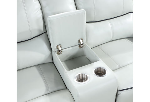 Avery Light Grey POWER RECLINING SOFA