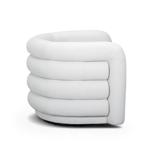 Noemie Como Performance Velvet Swivel Accent Chair - image 4
