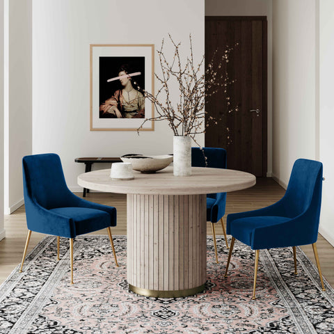 Solene Beaumont Performance Velvet Dining Chair - image 2
