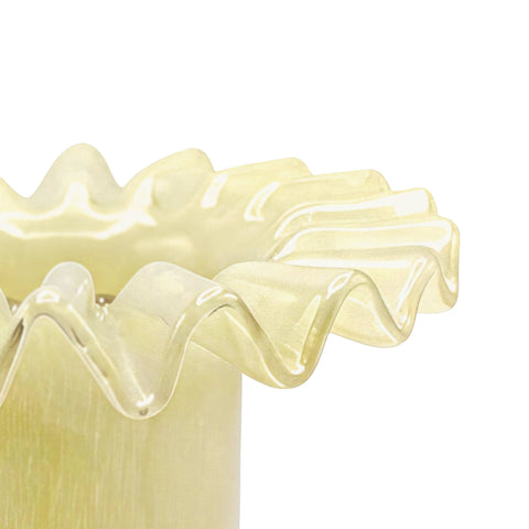Estelle Siena Yellow Glass Vase - image 2