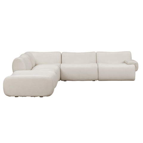 5-Piece Contract-Grade Upcycled Fabric Modular Sectional - image 2