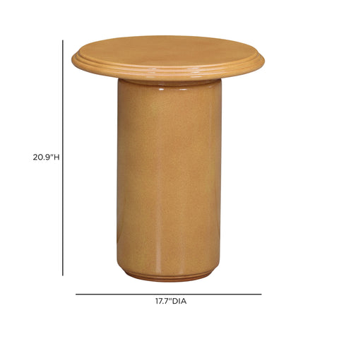 Noemie Valois Turmeric Concrete Indoor/Outdoor Side Table - image 5