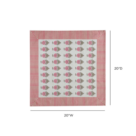 Leonie Como Cotton Canvas Printed Napkins - Set of 4 - image 5