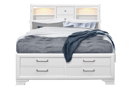 Bianca White QUEEN BED